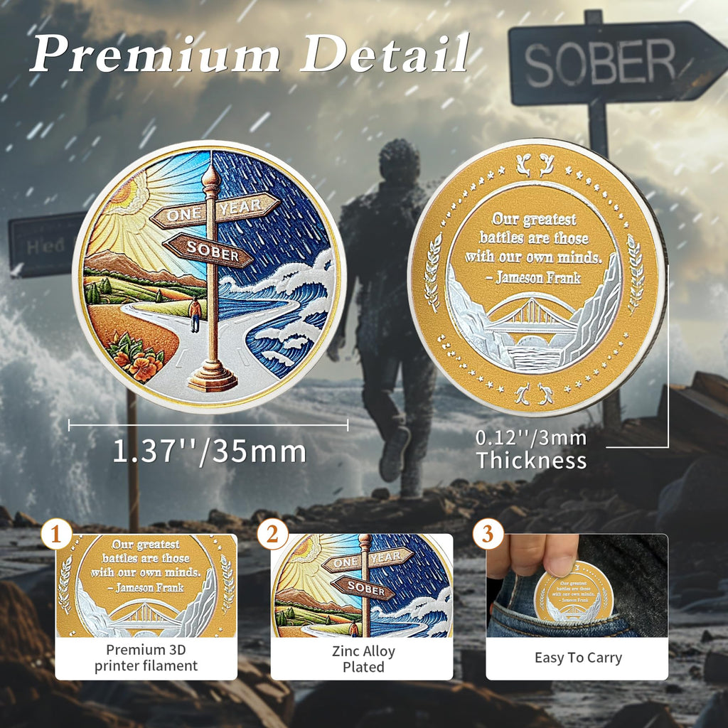 1-10 Years Celebrate Recovery Addicts Sobriety Coin mysite