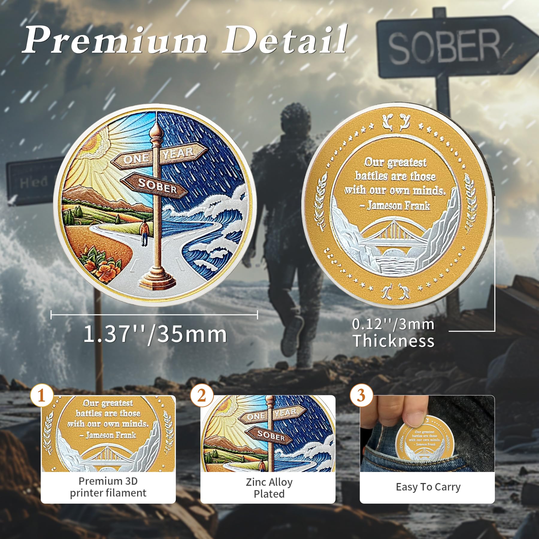 1-10 Years Celebrate Recovery Addicts Sobriety Coin mysite