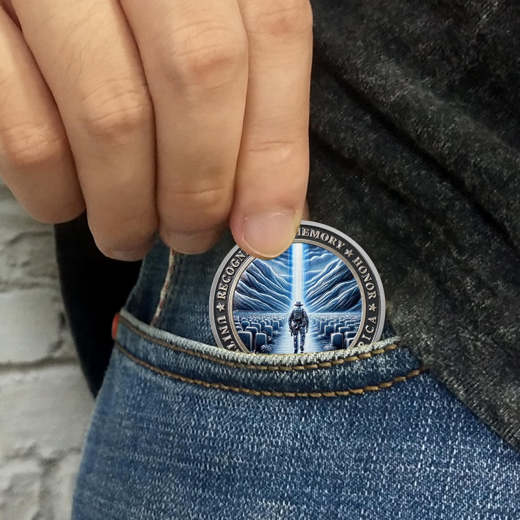 Heroic Police Law Enforcement Valor & Sacrifice Commemorative Memorial Coin mysite