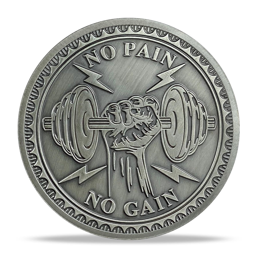 No Pain No Gain Inspiring Coin mysite