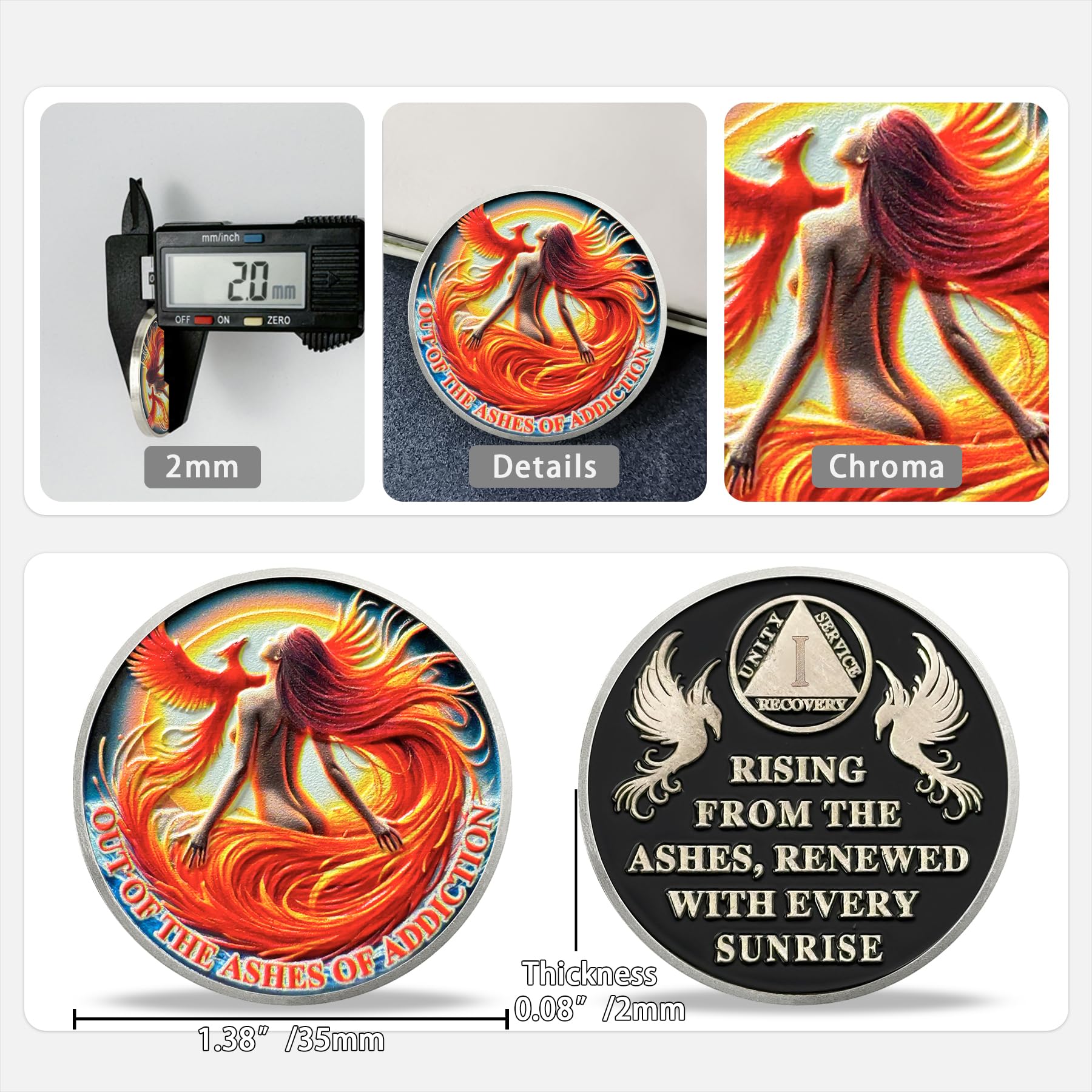 Phoenix Woman Sobriety Coin mysite