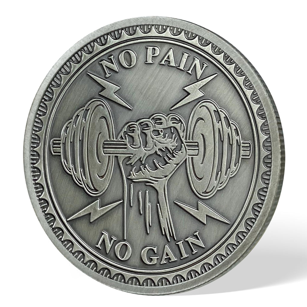 No Pain No Gain Inspiring Coin mysite