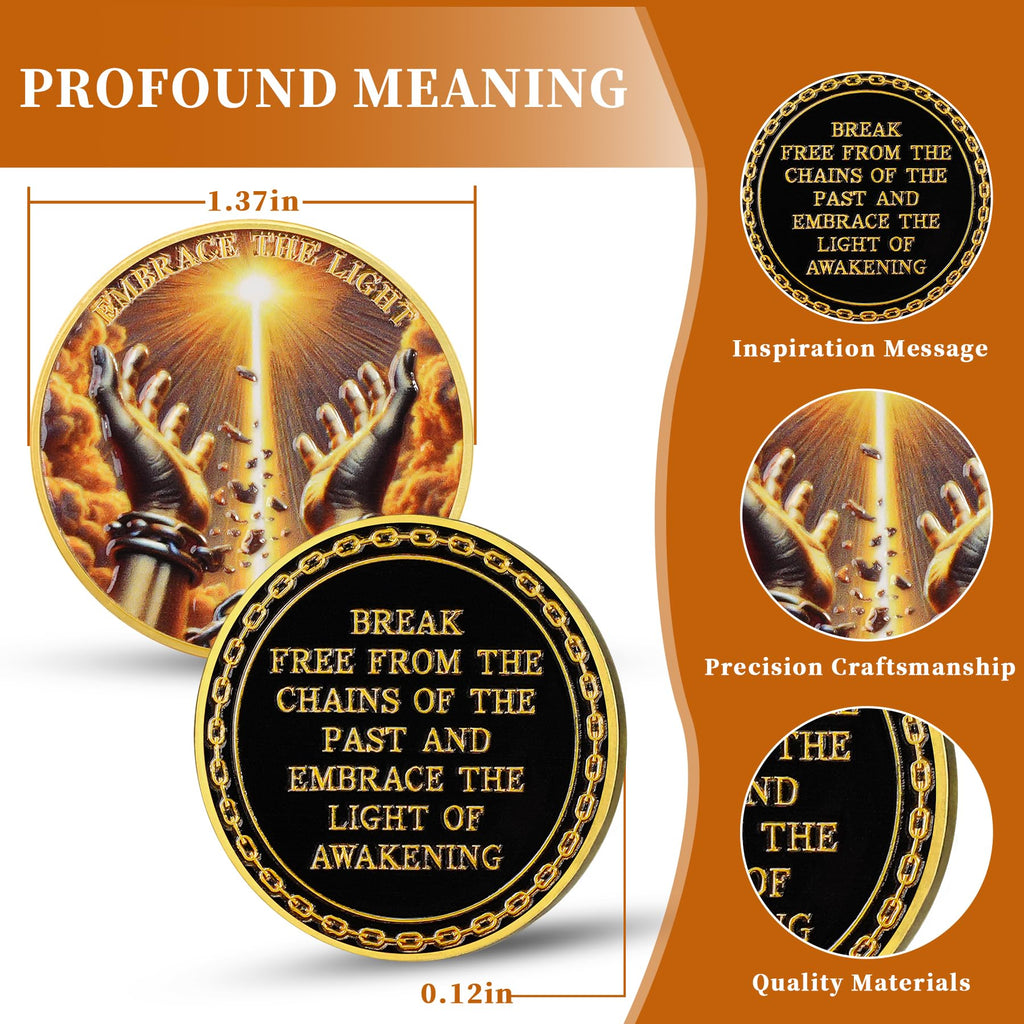 Breaking The Shackles Affirmation Sobriety Coin mysite