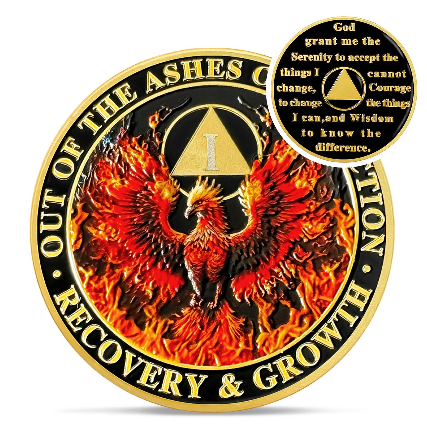 Personalized Triangle Reborn from Fire Delicate Sobriety Coin mysite