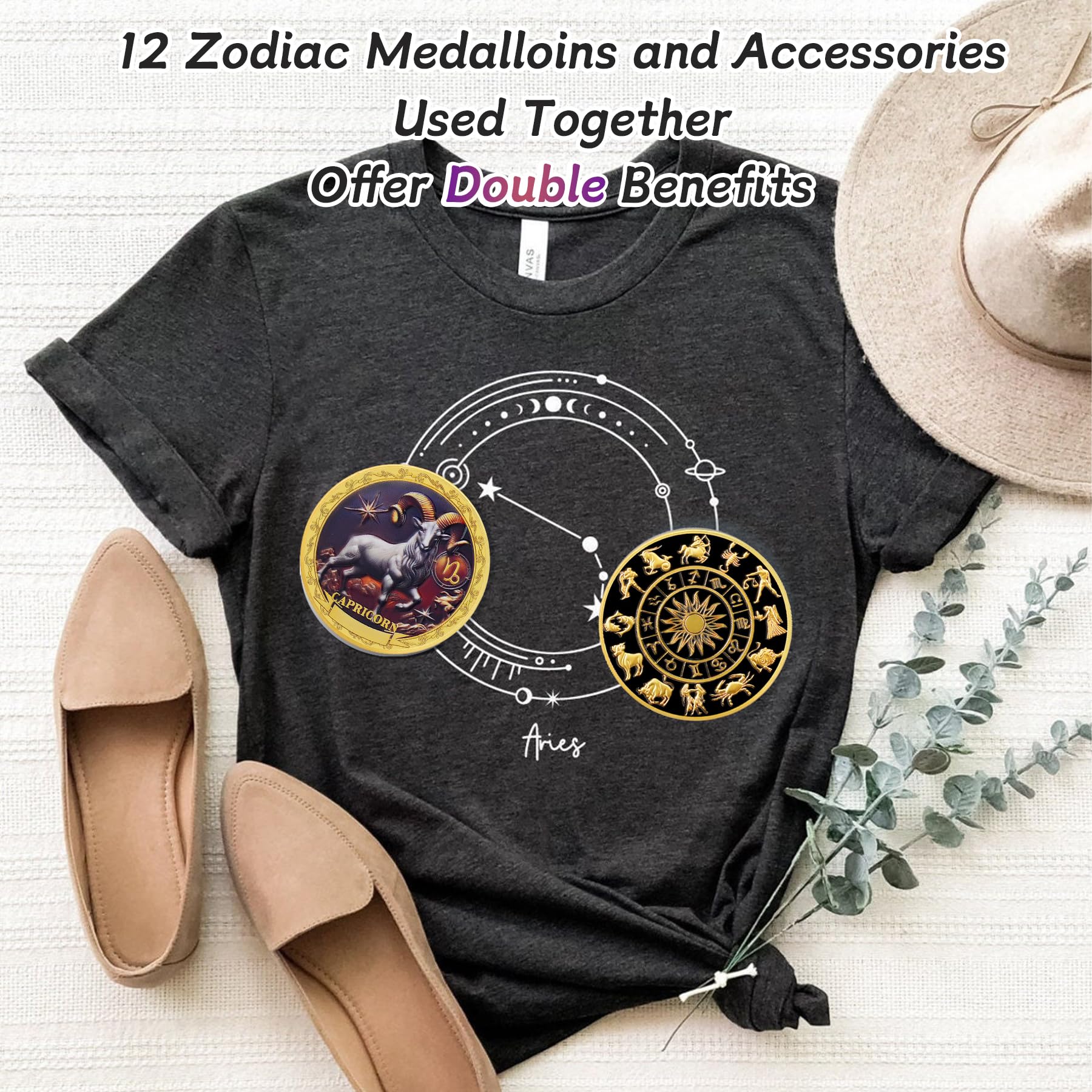 Capricorn 12 Zodiac Protective Talisman Challenge Coin mysite