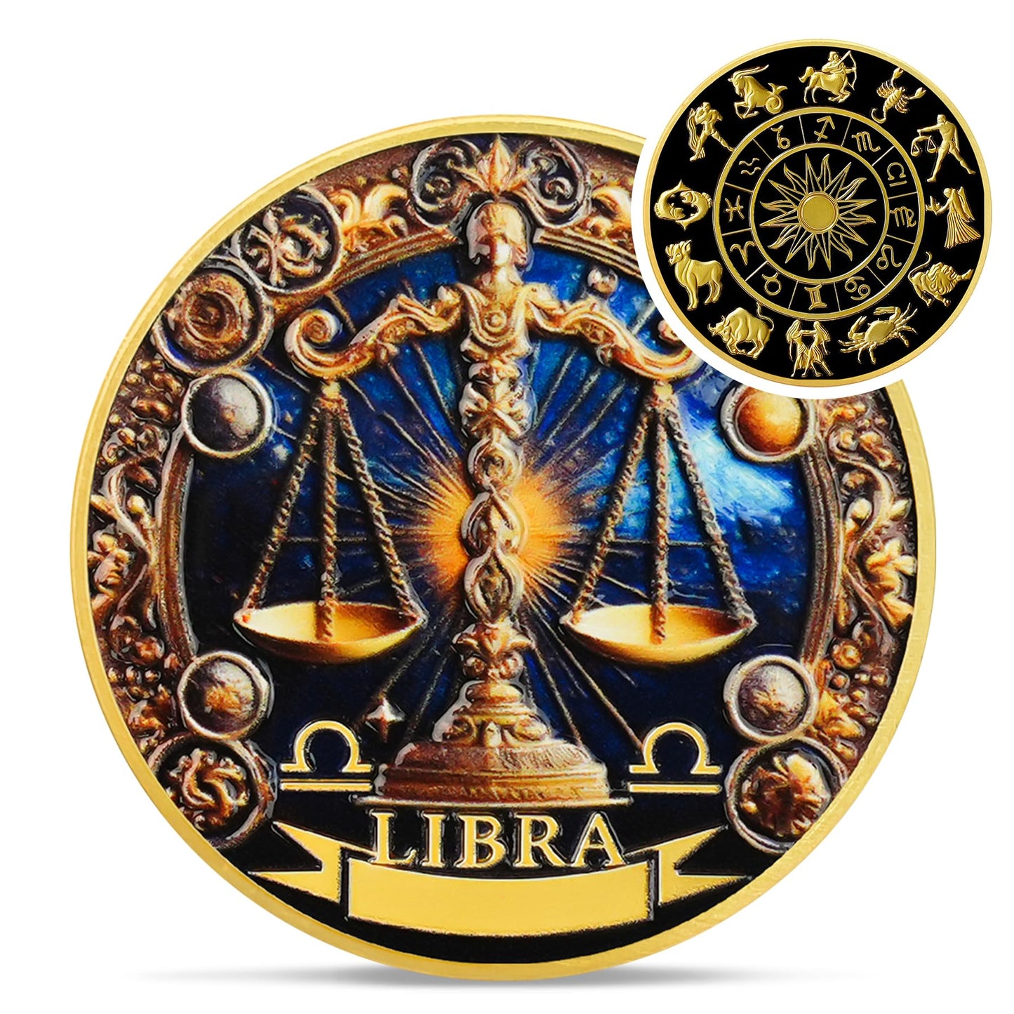 Libra 12 Zodiac Challenge Coin mysite