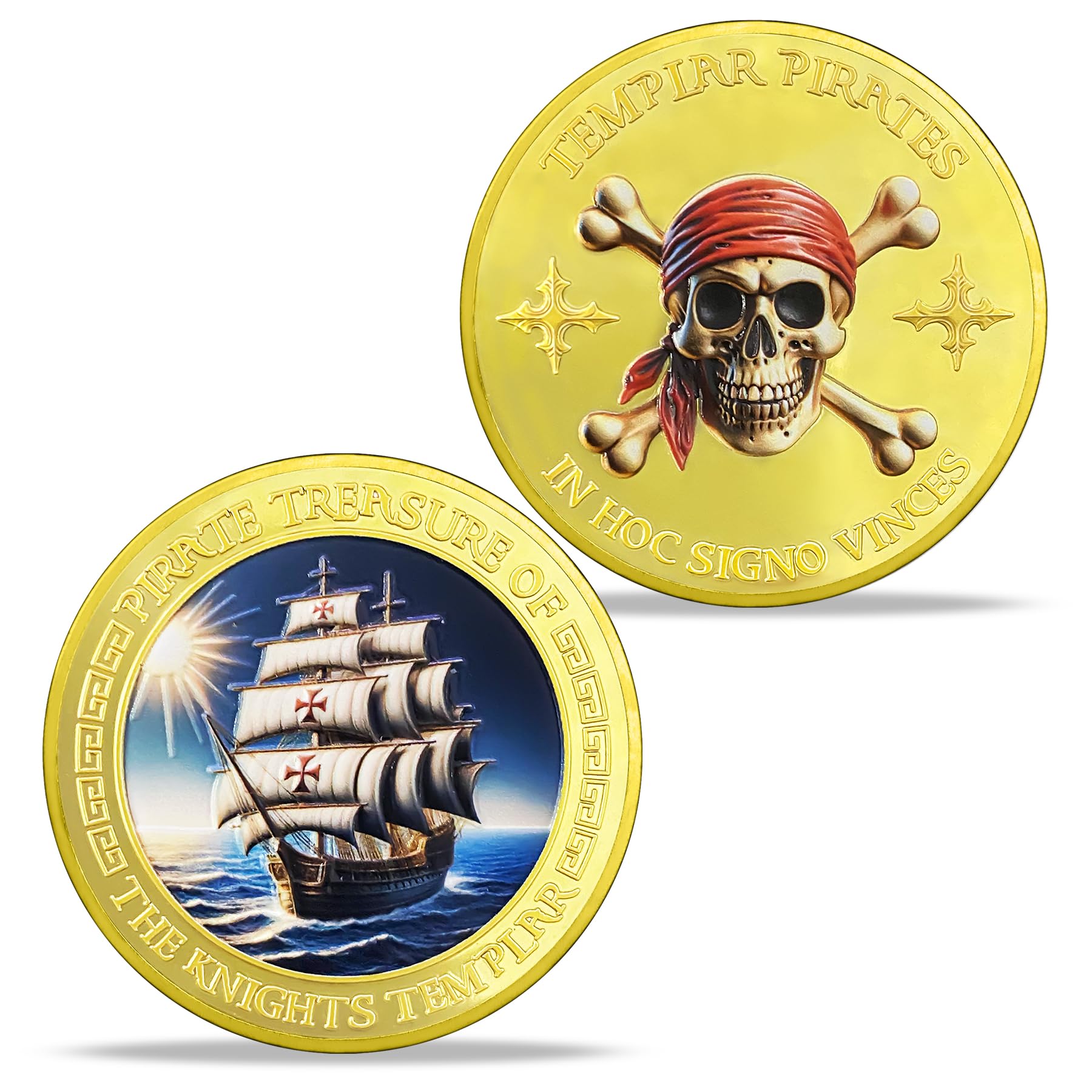 Legendary Treasure Pirates Challenge Coin mysite