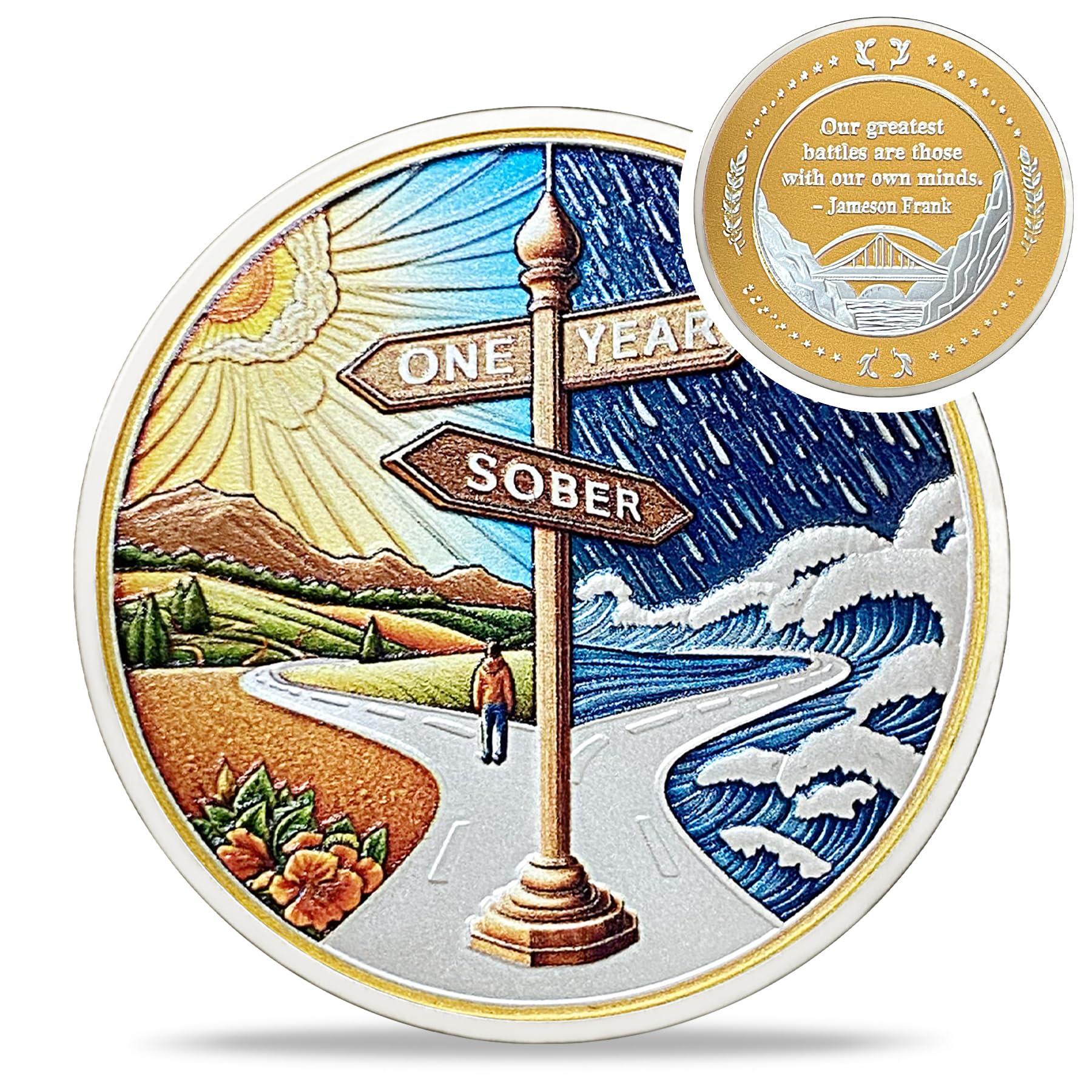 1-10 Years Celebrate Recovery Addicts Sobriety Coin mysite