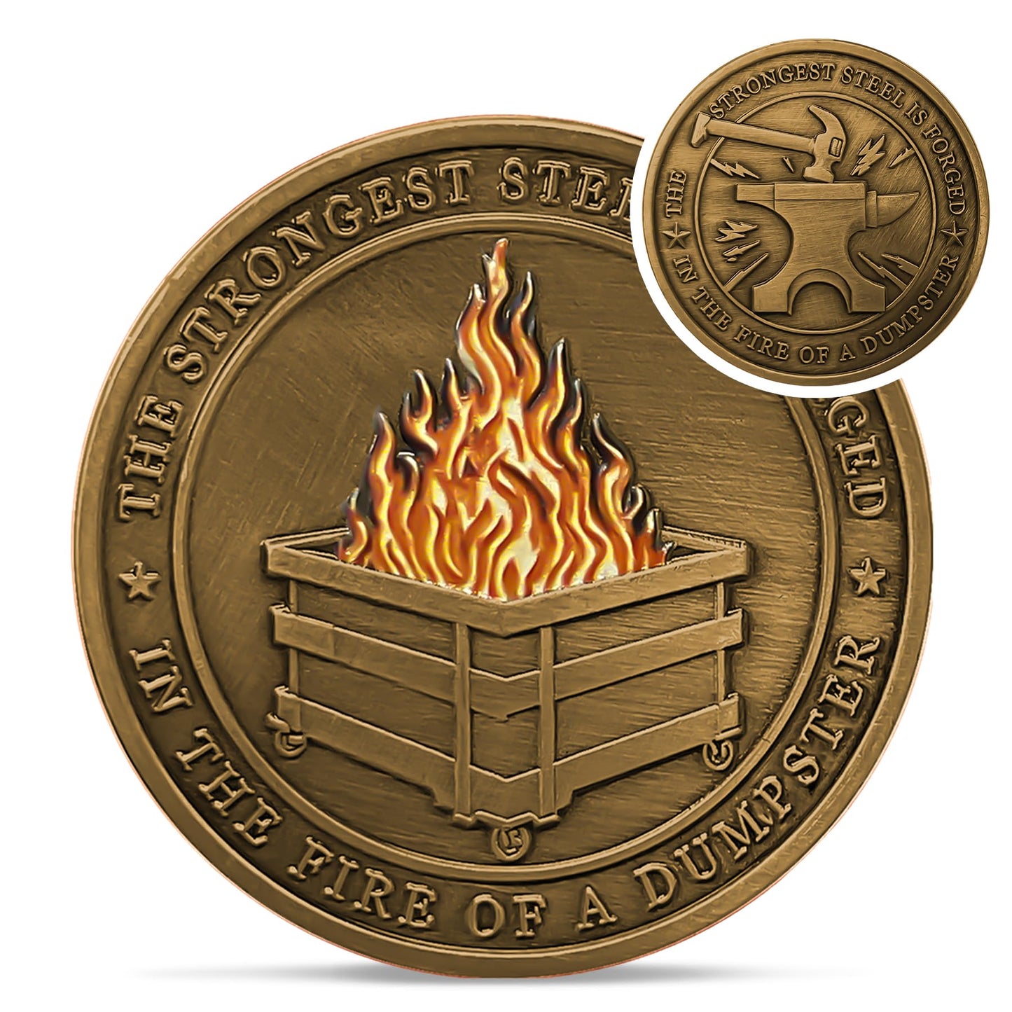 Dumpster Fire Challenge Coin mysite