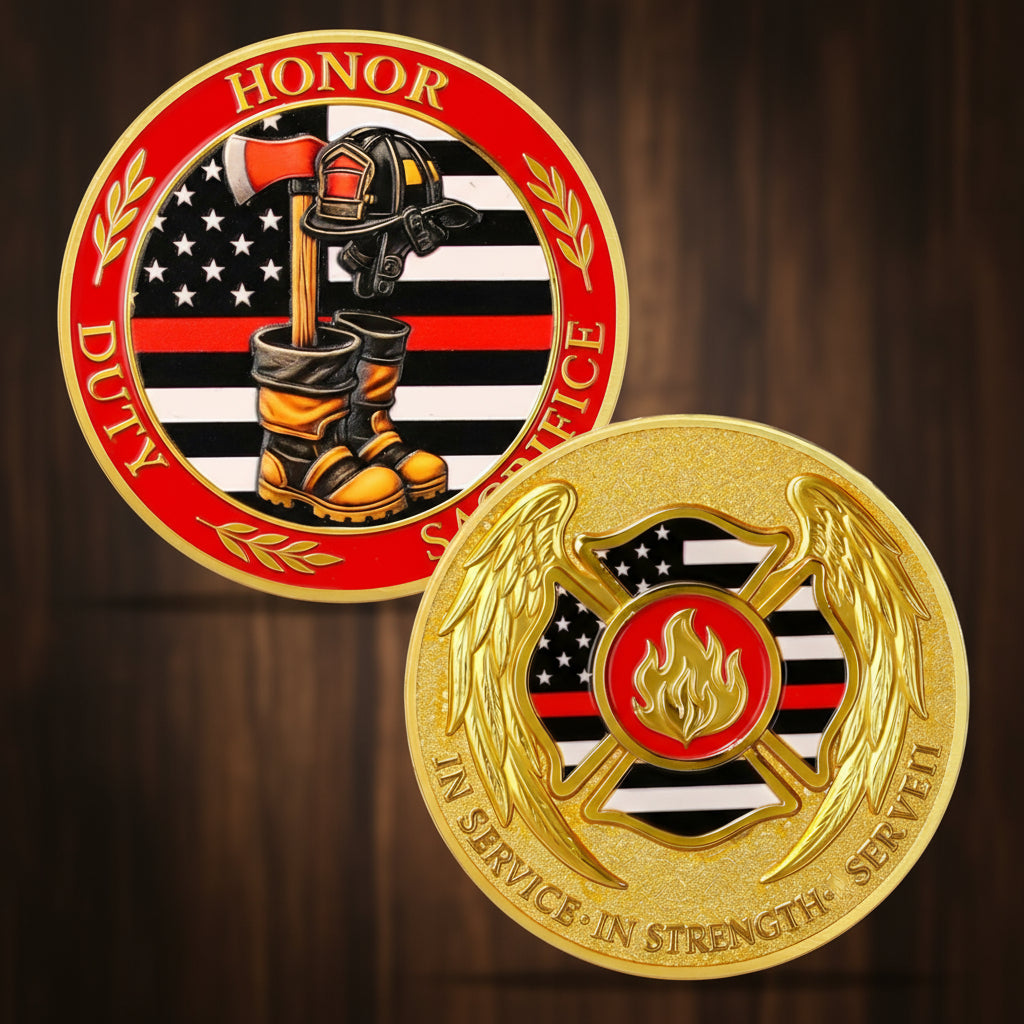 First Responder Firefighter Challenge Coin mysite