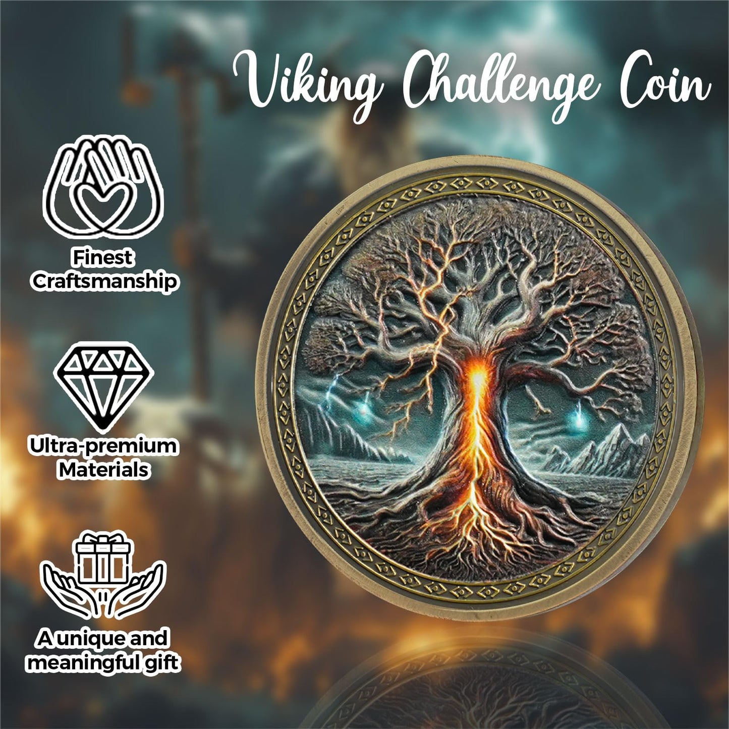 Vikings Yggdrasil Challenge Coin mysite