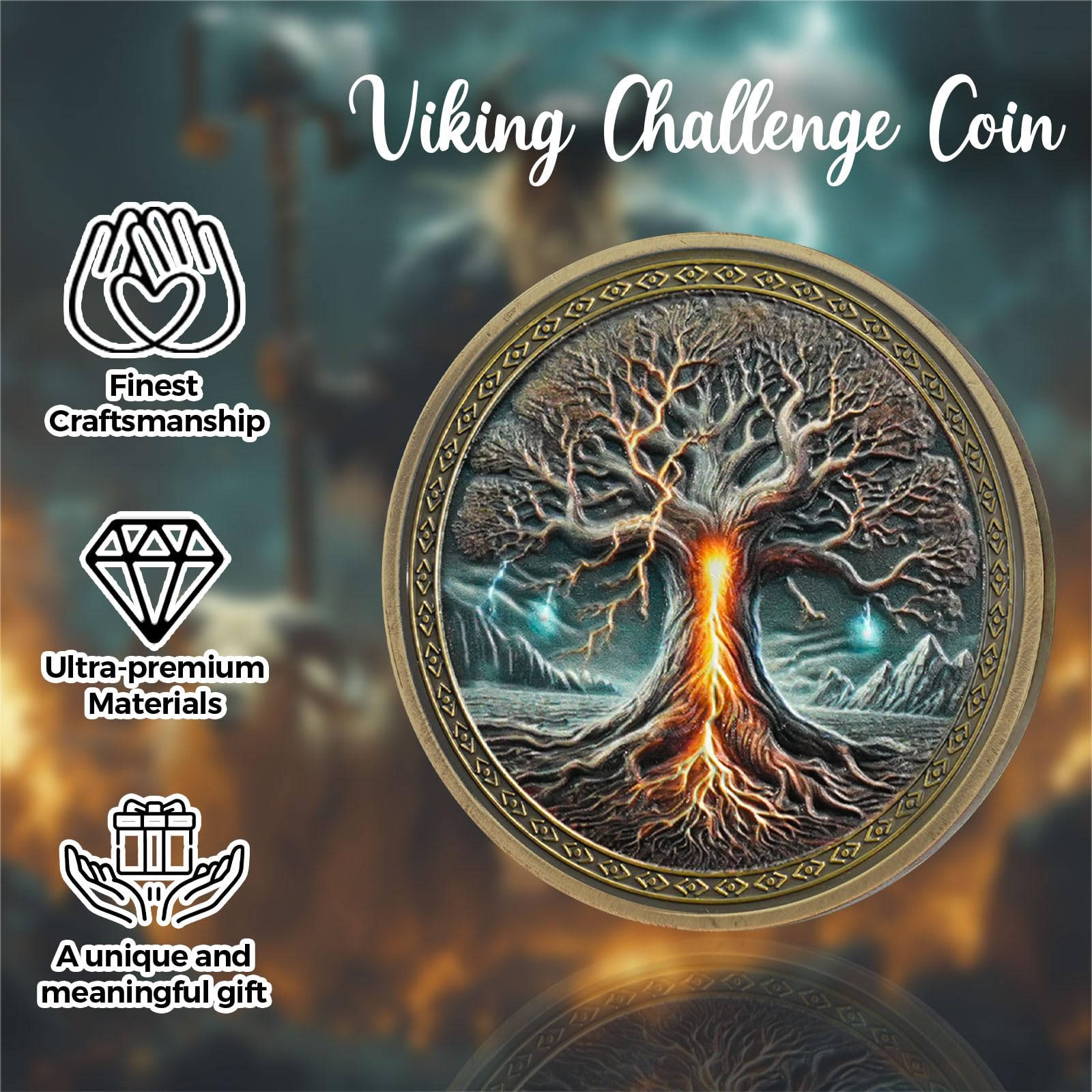 Vikings Yggdrasil Challenge Coin mysite