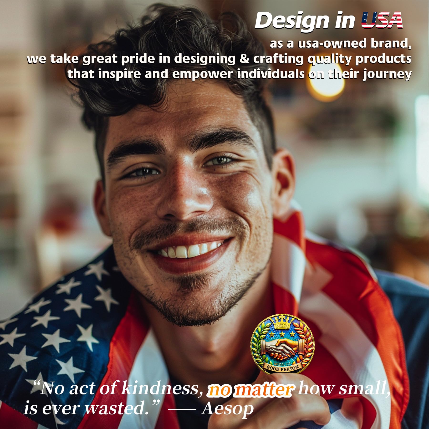 Original Official Good Person Funny Challenge Coin mysite