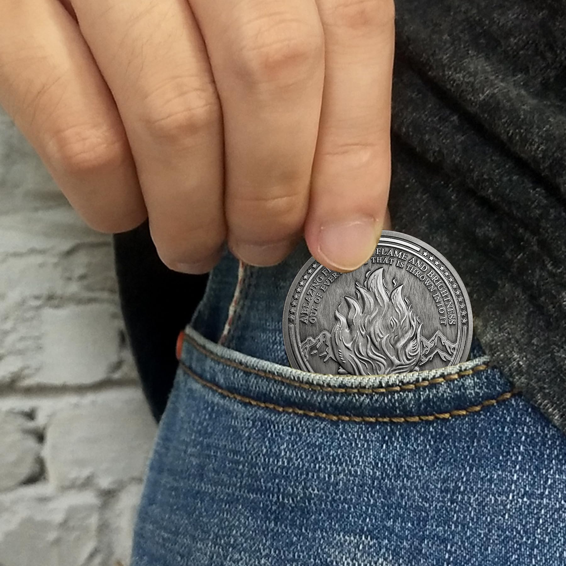 Amor Fati Coin Reminder Token Stoic Challenge Coin mysite