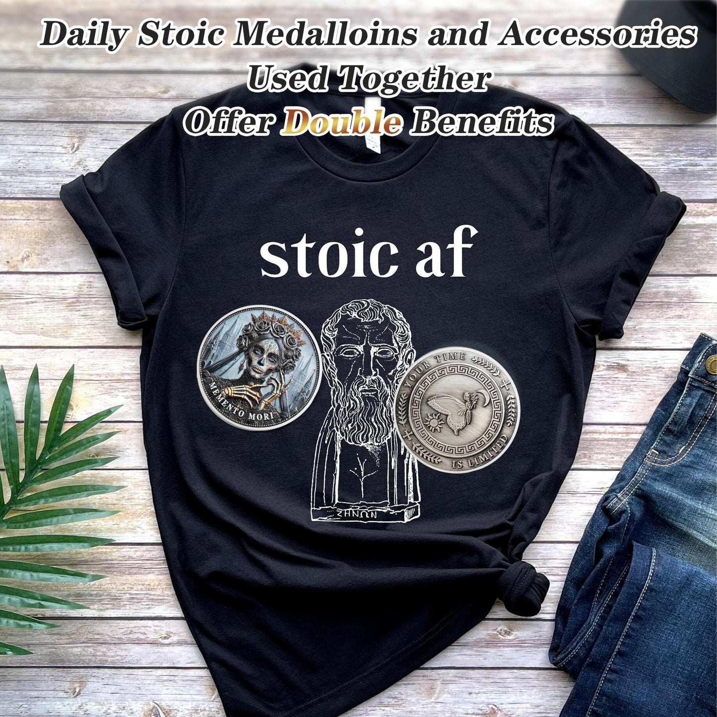 Skull Butterfly Stoic Gothic Queen Memento Mori Coin mysite