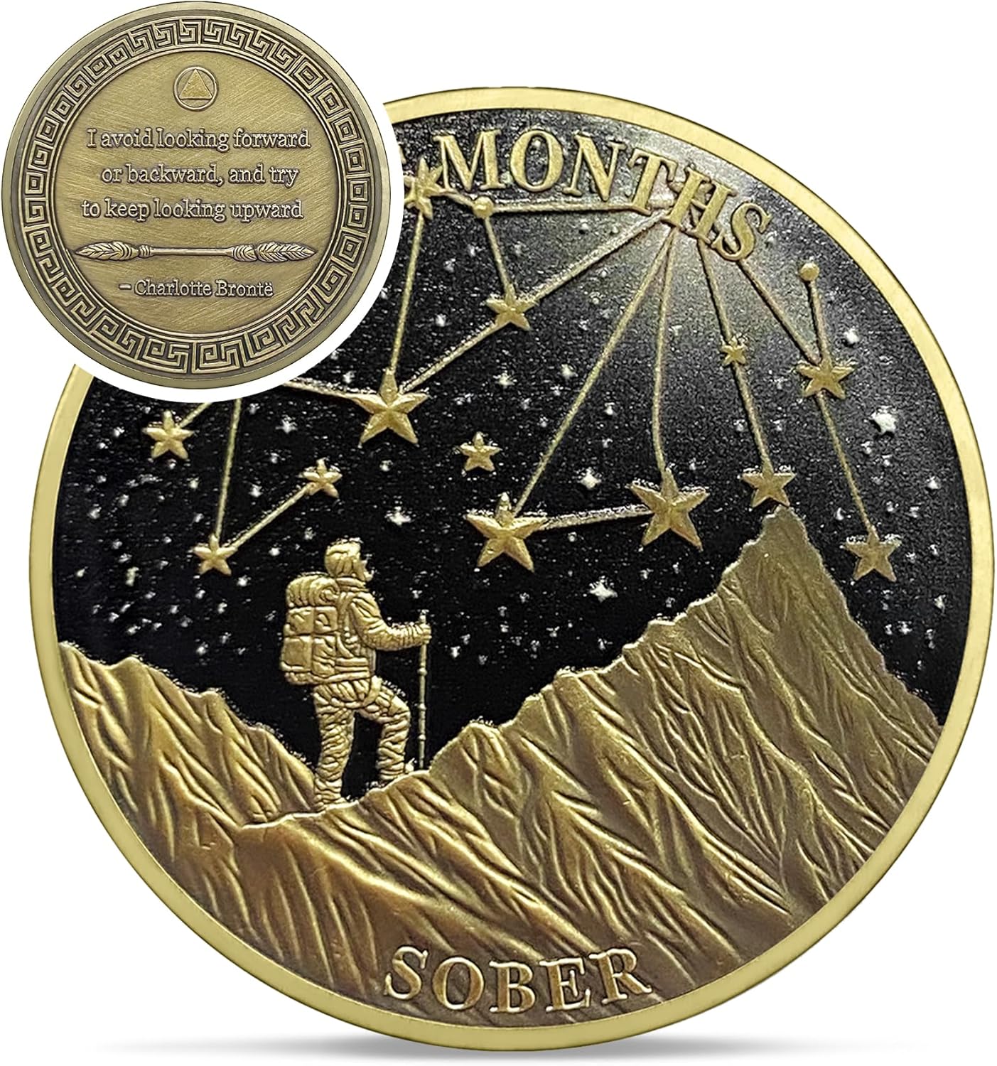 1-12 Months Recovery Addiction Celebrate Living Clean Sobriety Coin mysite