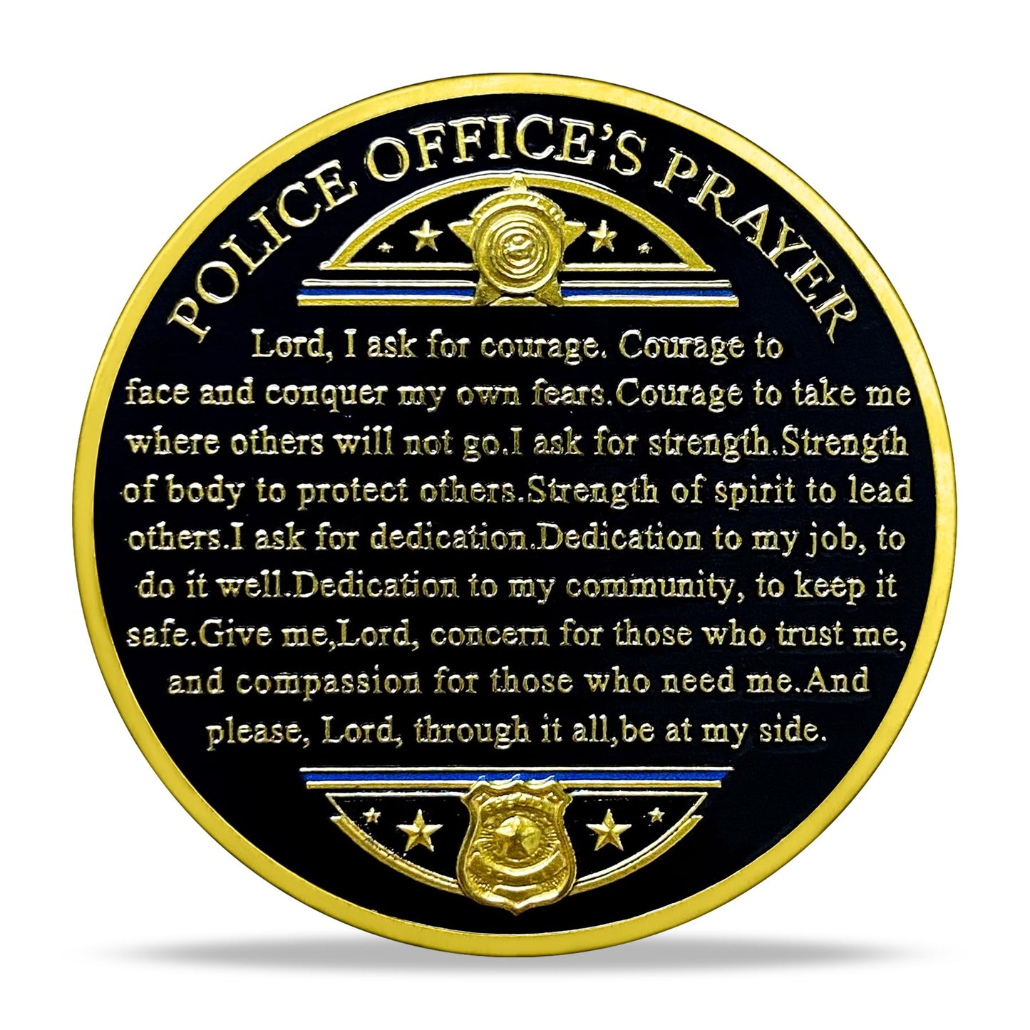 Patriotic Police Law Enforcement Valor & Duty Coin mysite