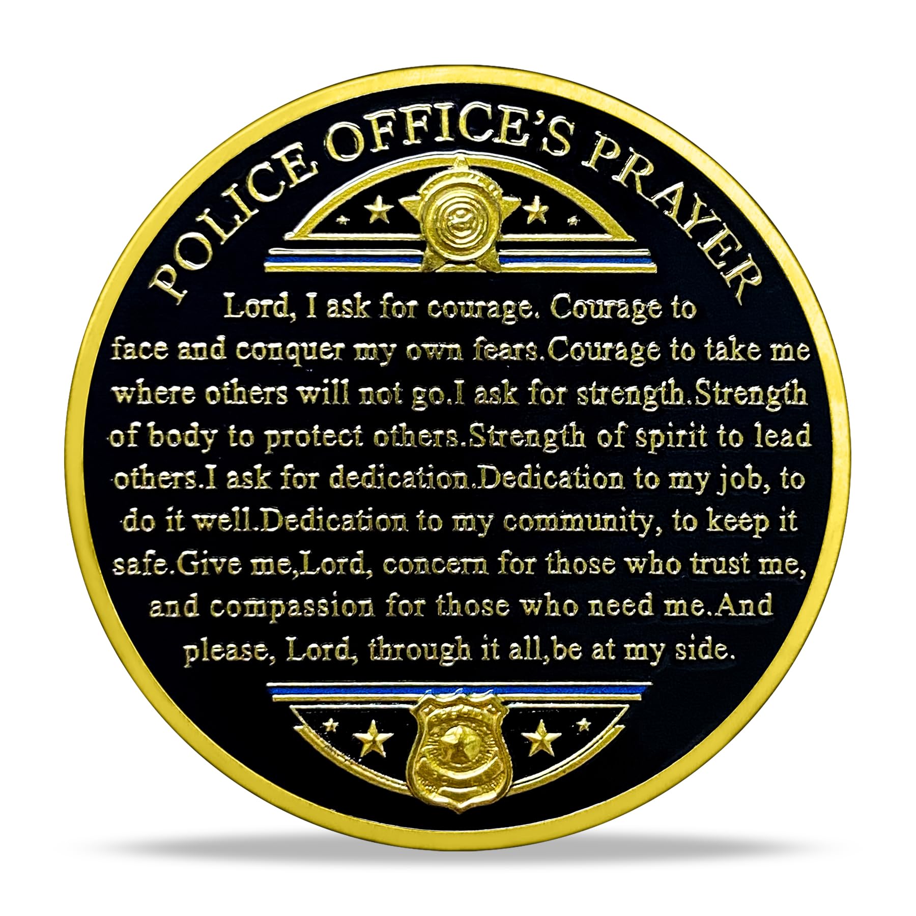 Patriotic Police Law Enforcement Valor & Duty Coin mysite