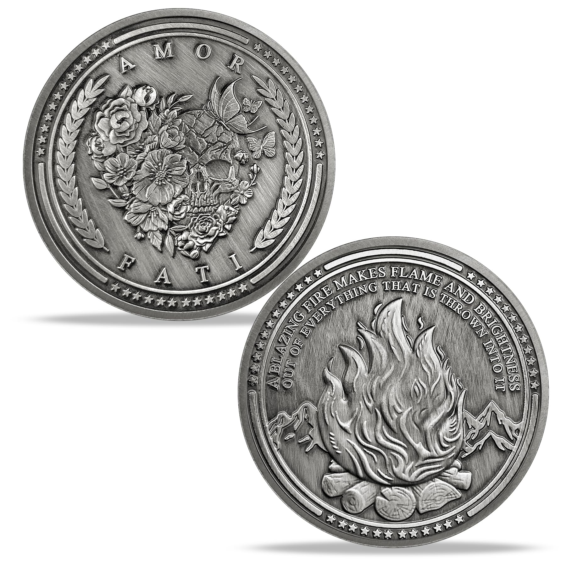 Amor Fati Coin Reminder Token Stoic Challenge Coin mysite