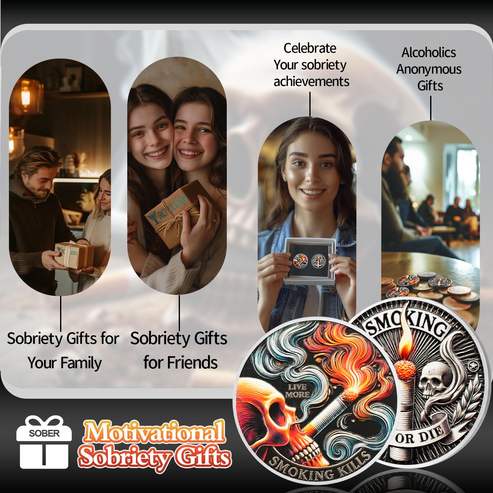 Quit Smoking Recovery Sobriety Coin mysite