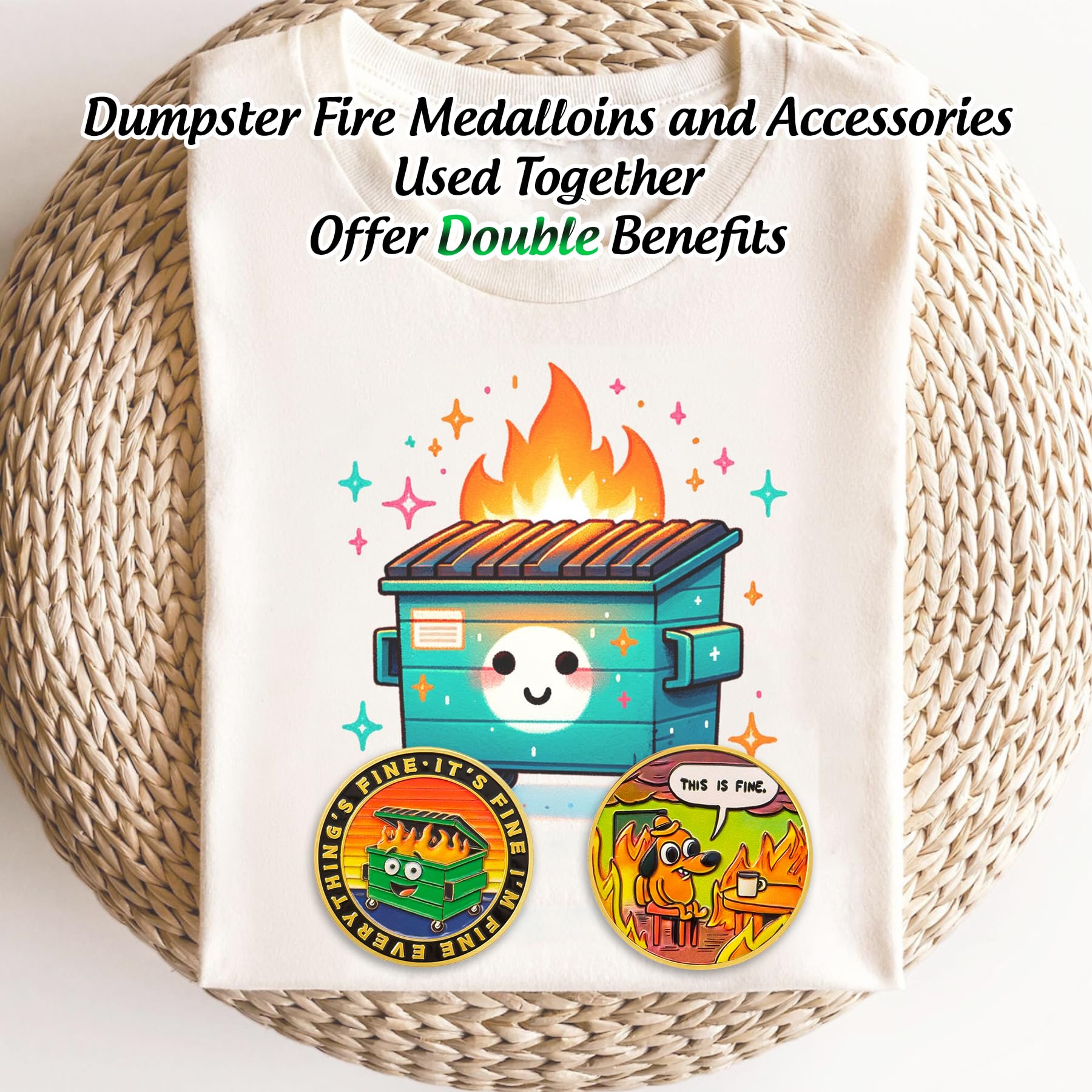 This is Fine Mini Dumpster Fire Challenge Coin mysite