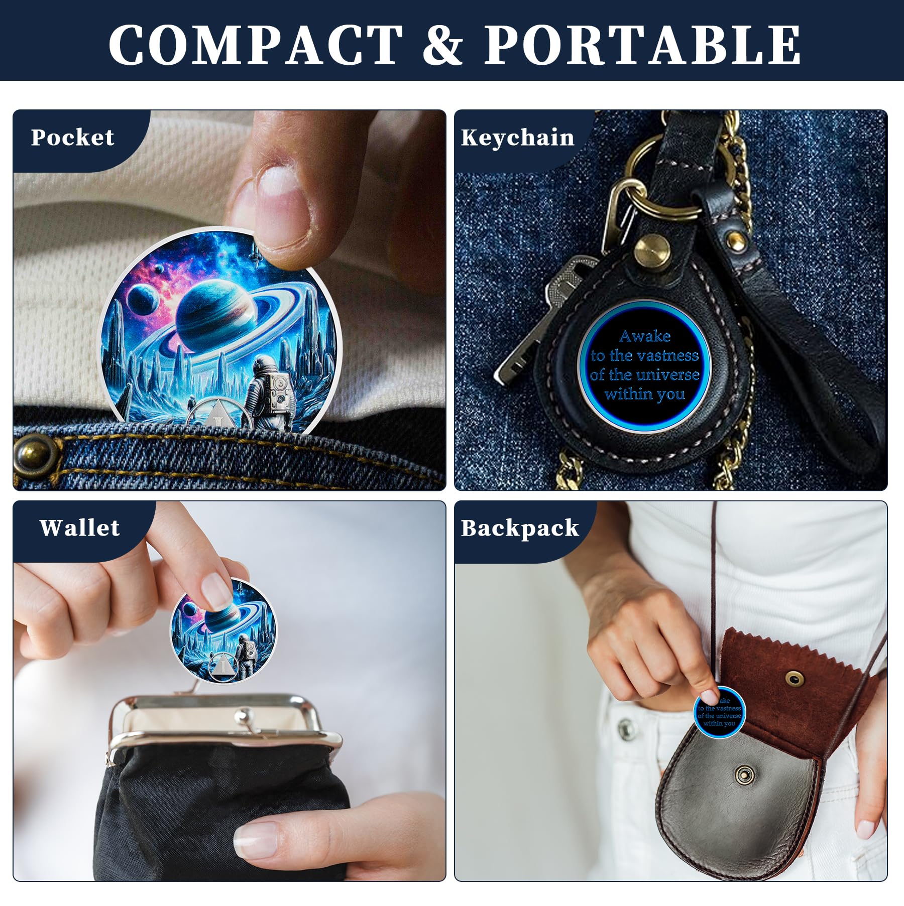 Personalized Cosmic Trek Awakening The Inner Self Recovery Sobriety Coin mysite