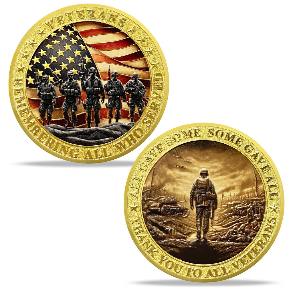 Thank You for Your Service Military Veterans Challenge Coin mysite