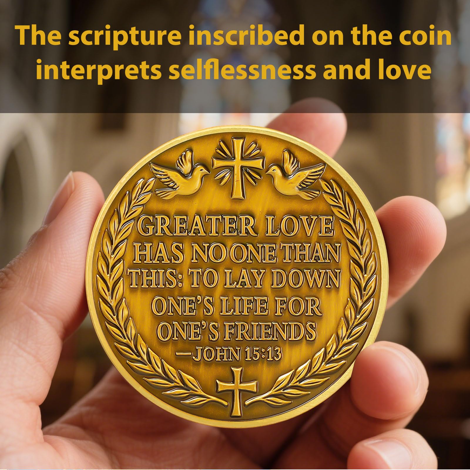 Sacred Heart of Jesus Christian Challenge Coin mysite