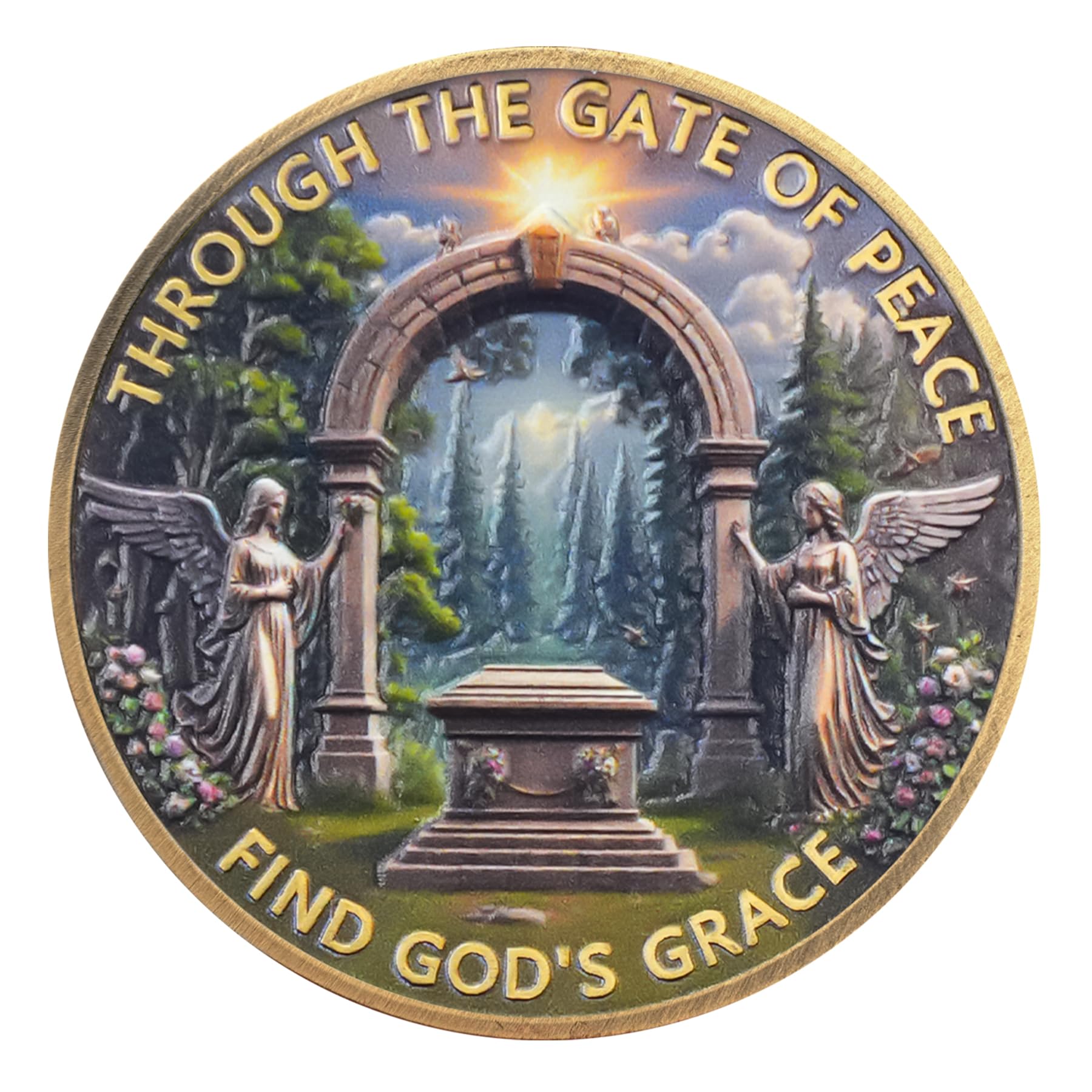 The Gate of Peace Christian Challenge Coin mysite