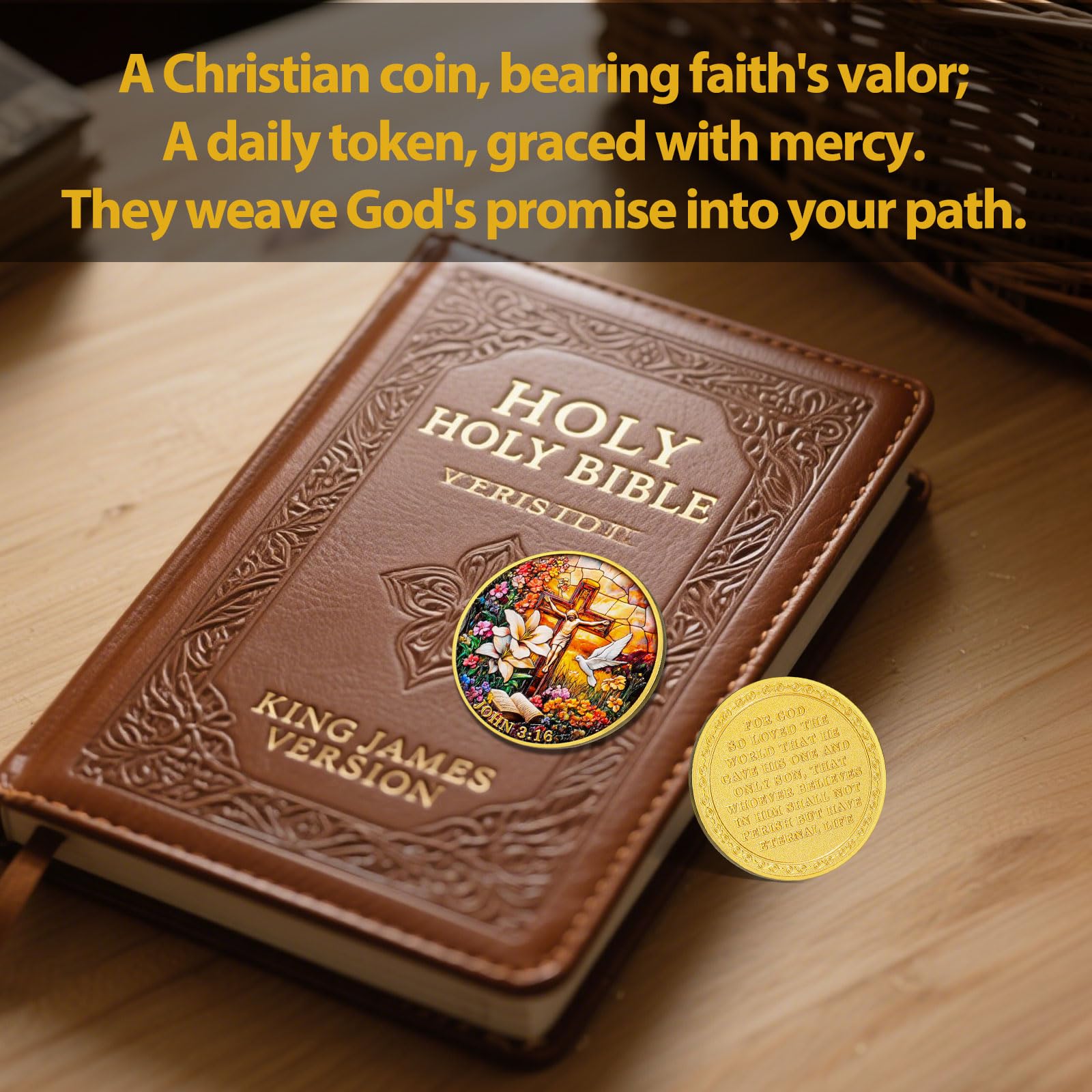 Tokenara Christian Religious Challenge Coin mysite