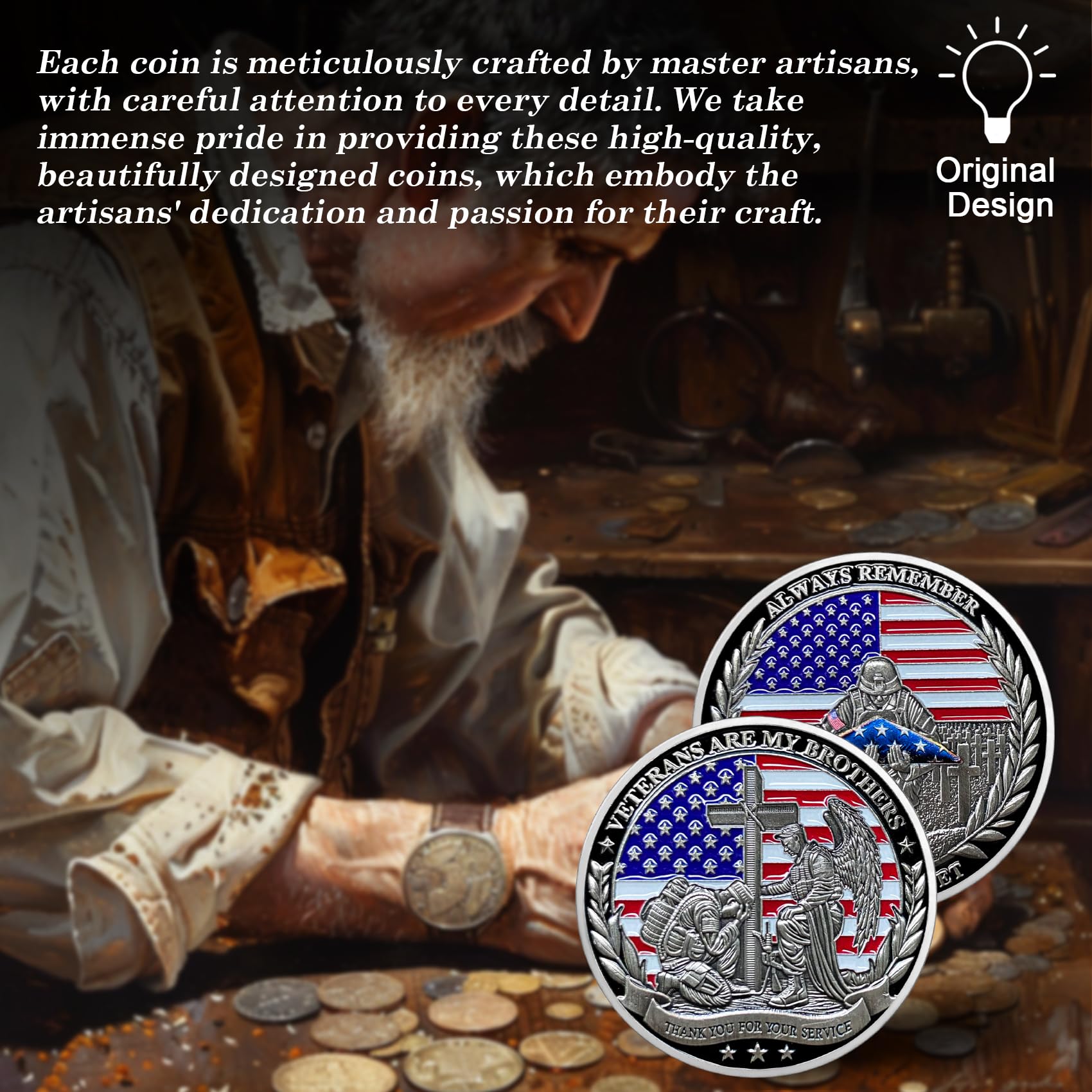 US Military Coins Veteran Challenge Coin mysite