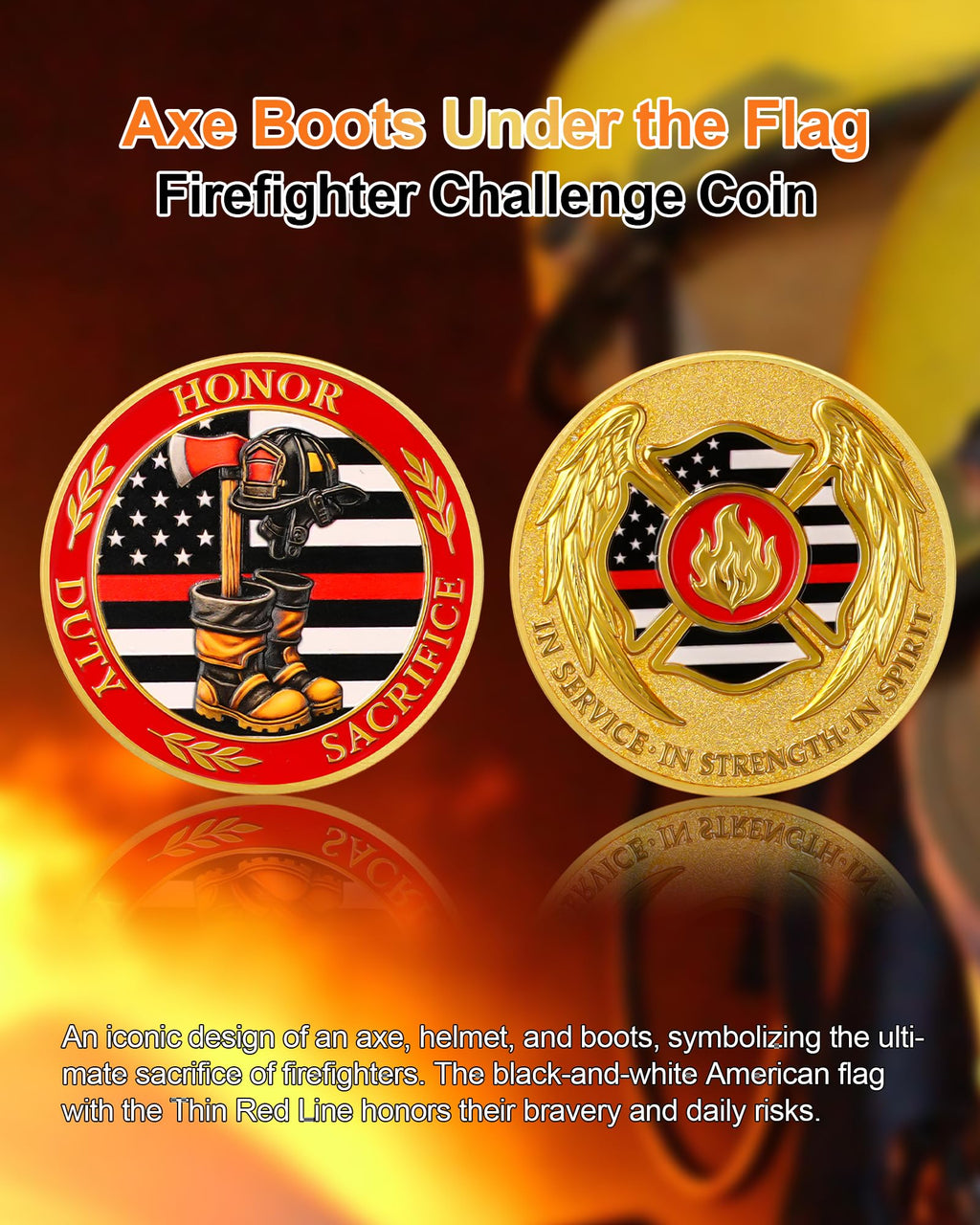 Firefighter Duty Honor Challenge Coin mysite