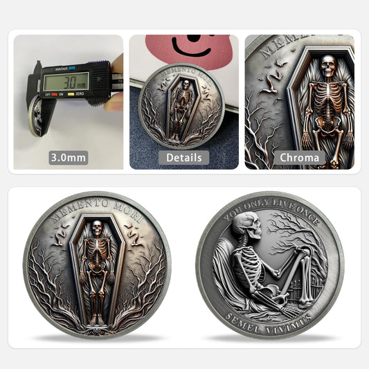 Stoic Reminder Memento Mori Coins mysite