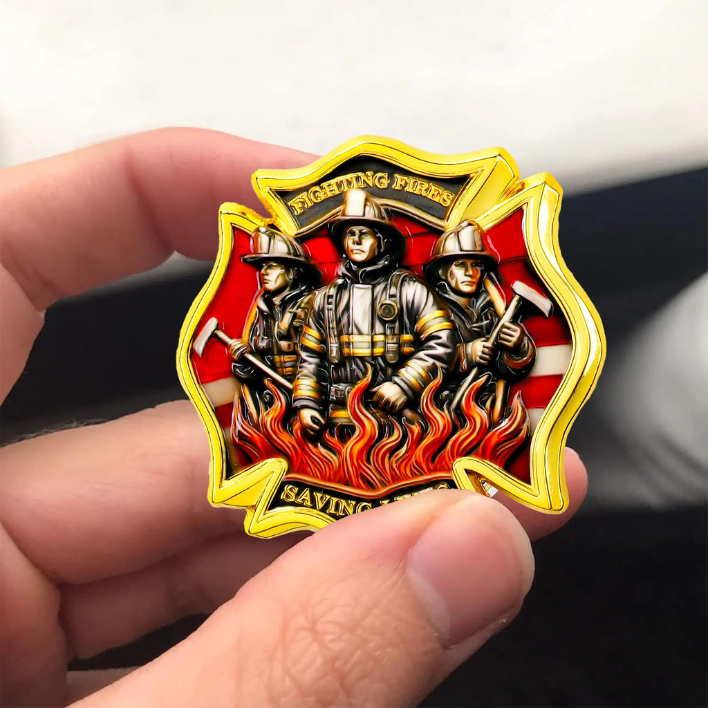 Firefighter Bravery Sacrifice Duty Coin mysite