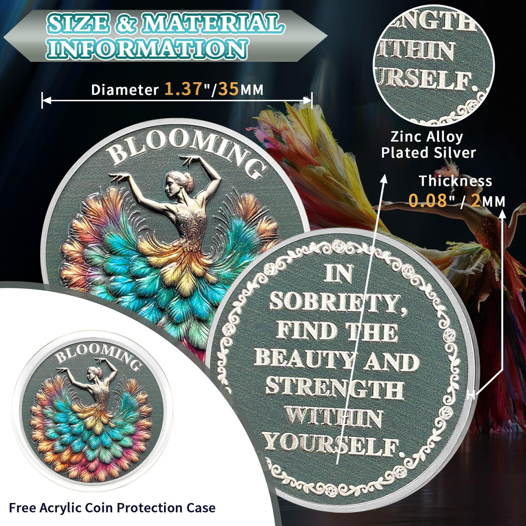 Blooming & Awakening Dancing Life Sobriety Coin mysite