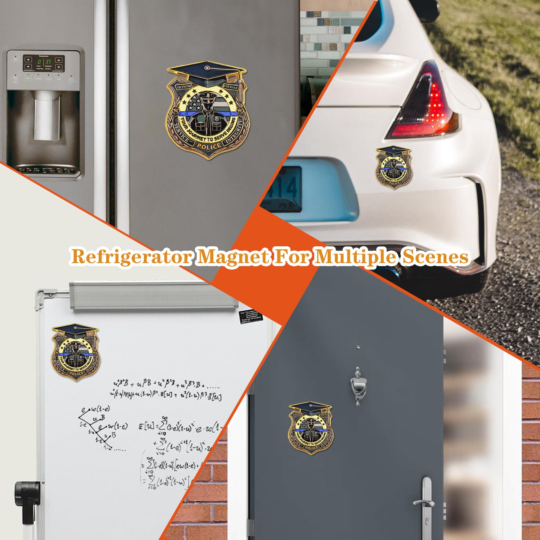 Police Academy Graduation Refrigerator Magnet mysite