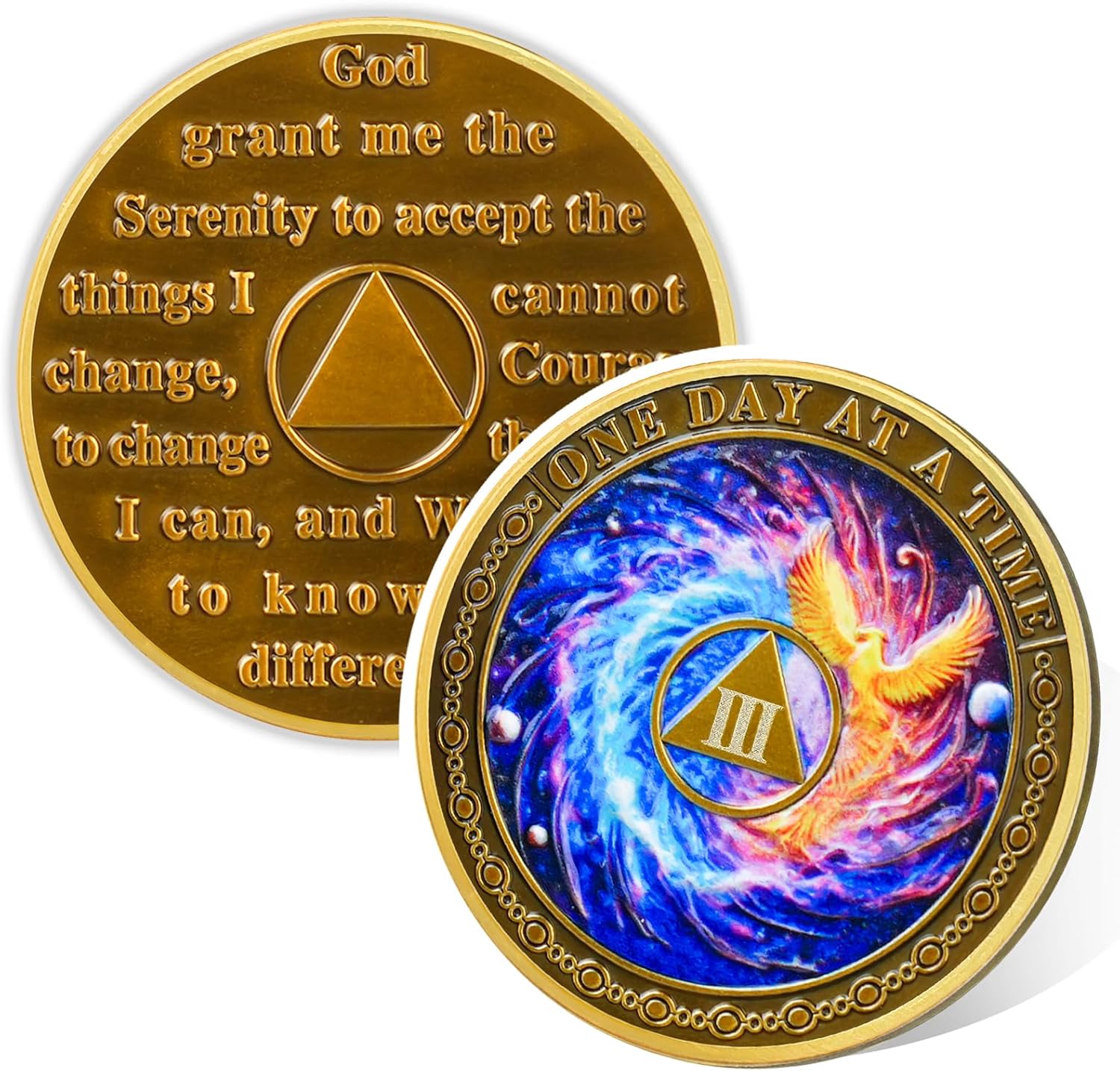 Personalized Phoenix Rebirth Sobriety Coin mysite