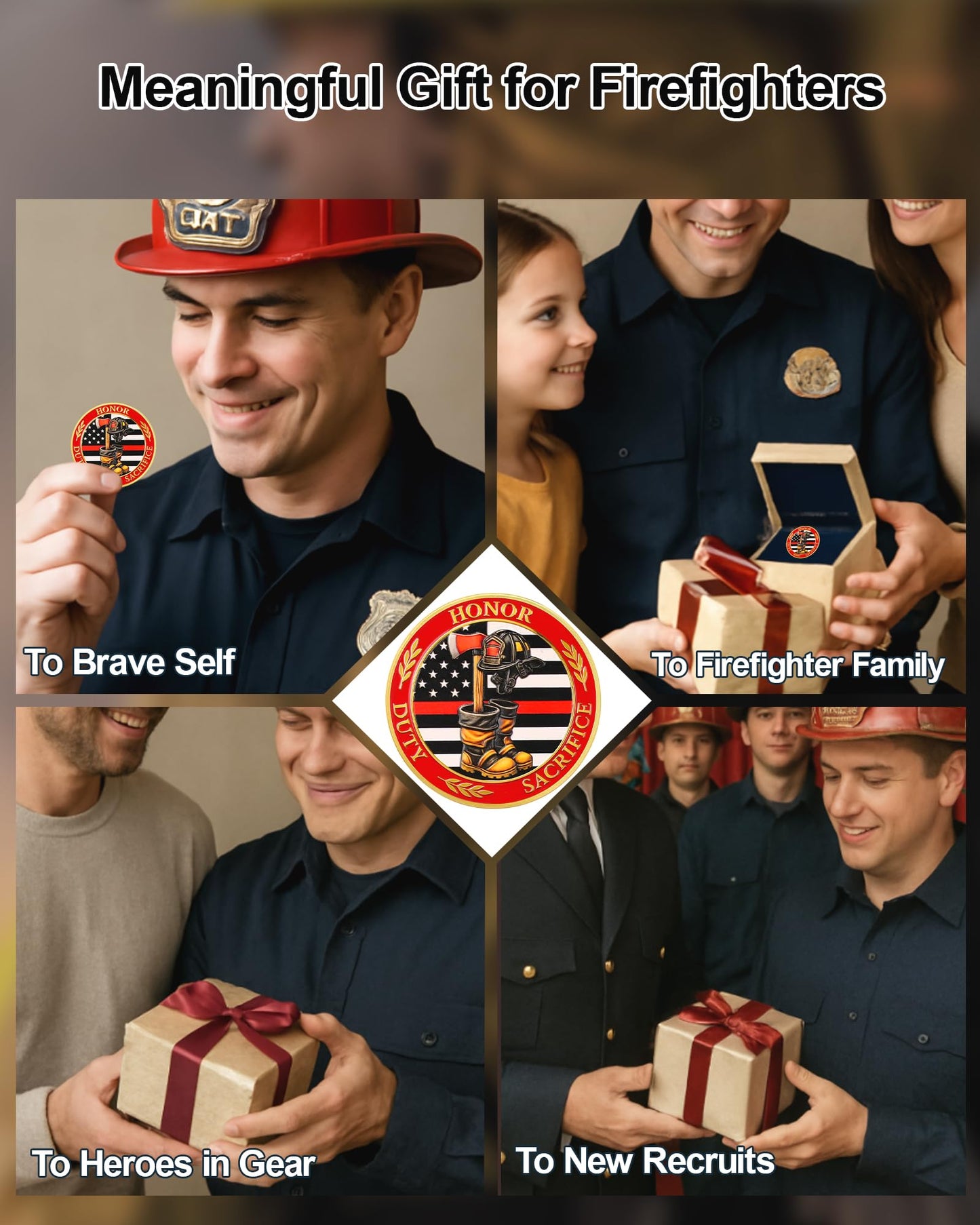 Firefighter Duty Honor Challenge Coin mysite