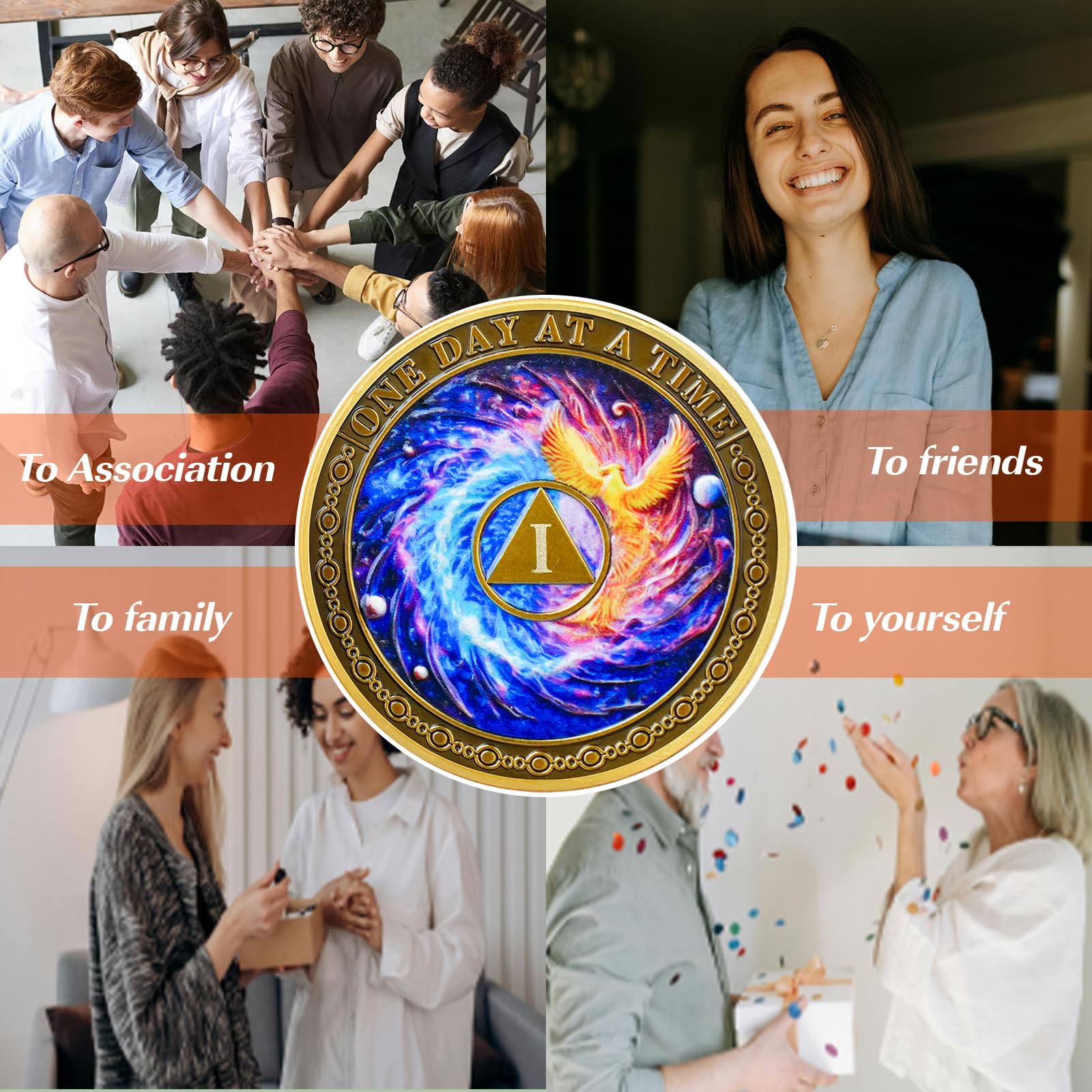 Personalized Phoenix Rebirth Sobriety Coin mysite