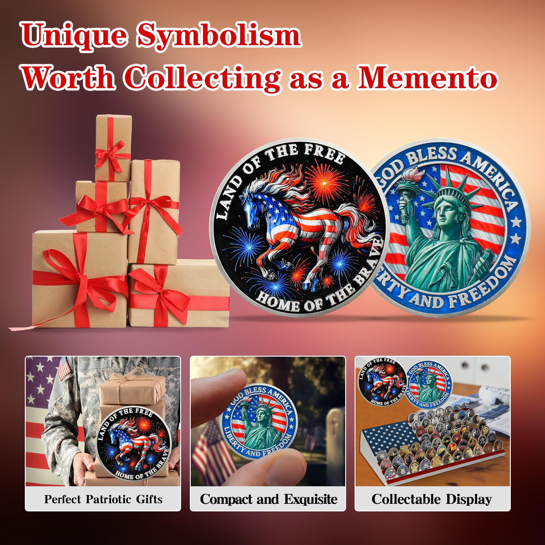 Independence Day Military Coin mysite