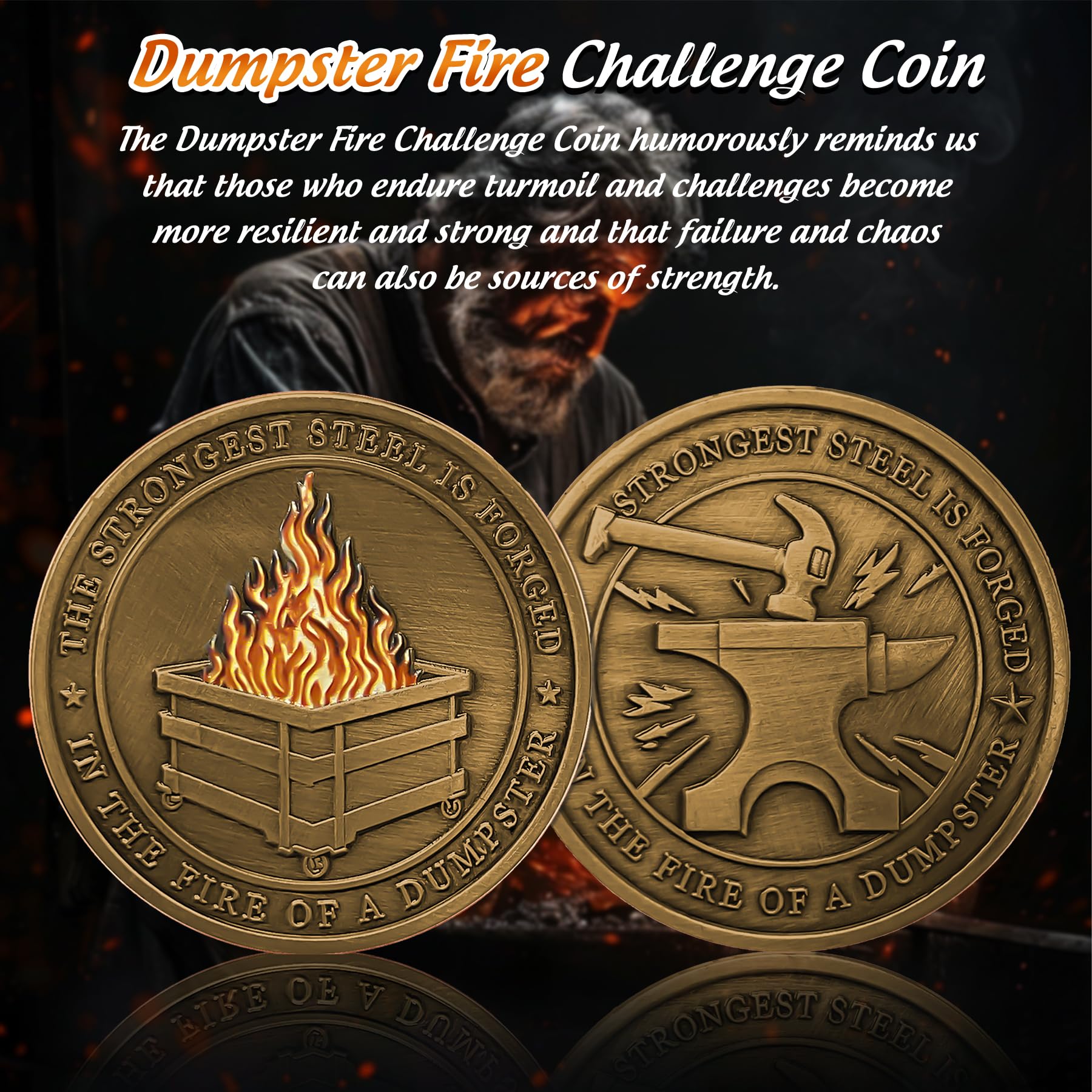 Dumpster Fire Challenge Coin mysite