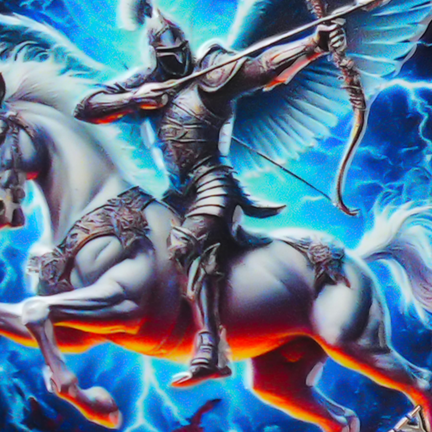 Holy City White Horse Knight Challenge Coin mysite