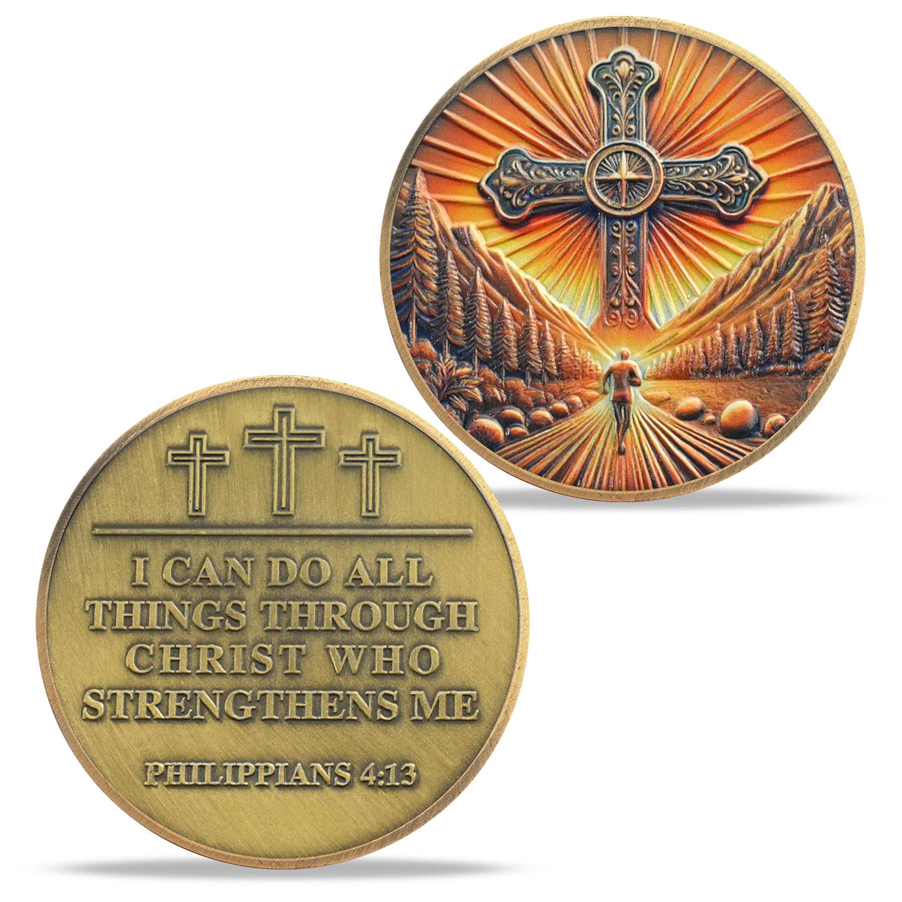 Radiant Cross Path Religious Coin mysite
