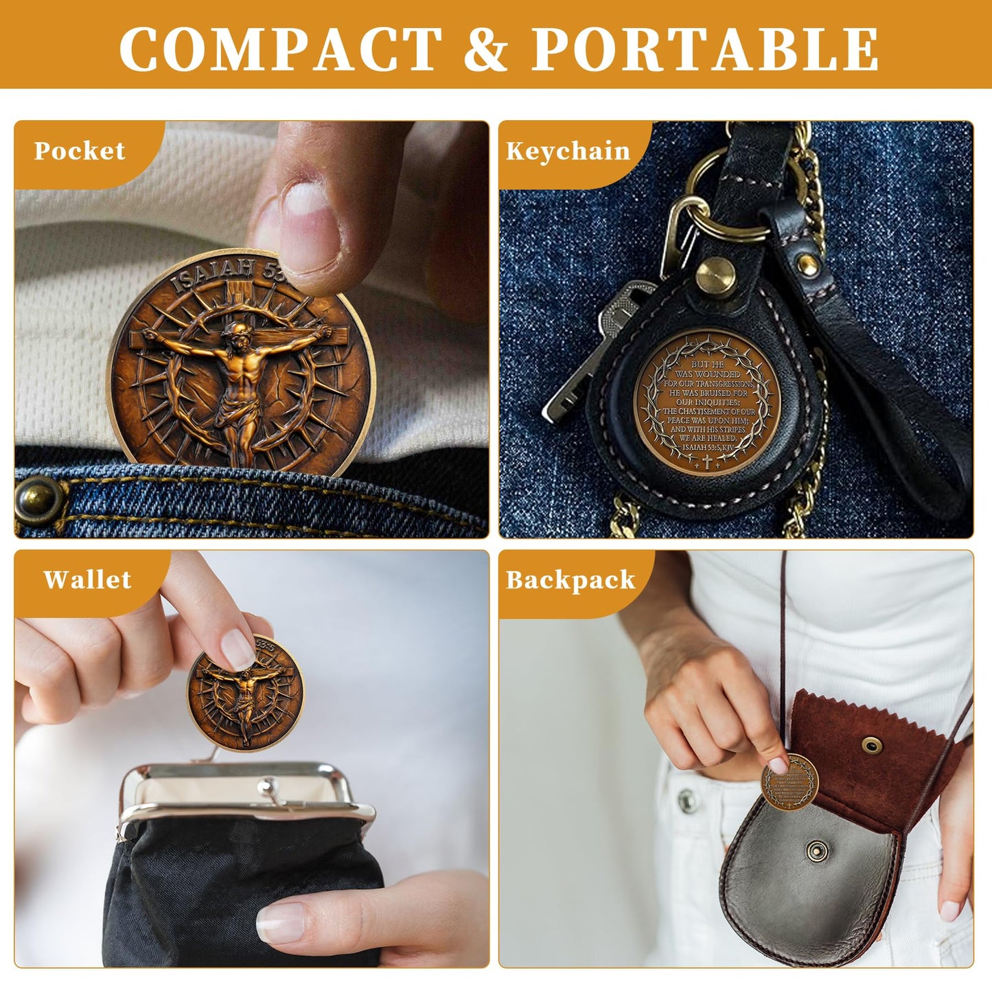 Jesus Christ Sacrifice Challenge Coin mysite