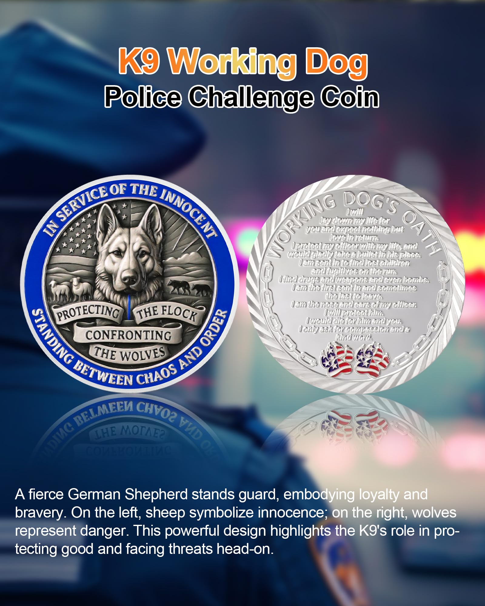 Working Dog Memorial Police Coin mysite