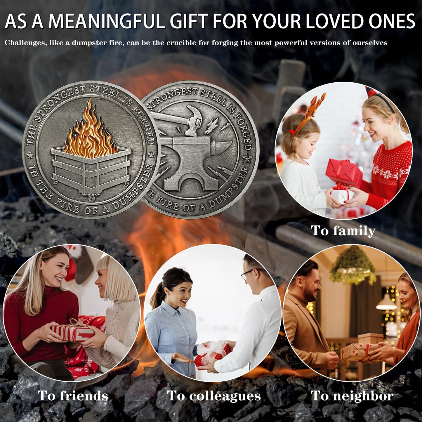 Hilarious Medallion for Staff Dumpster Fire Coin mysite