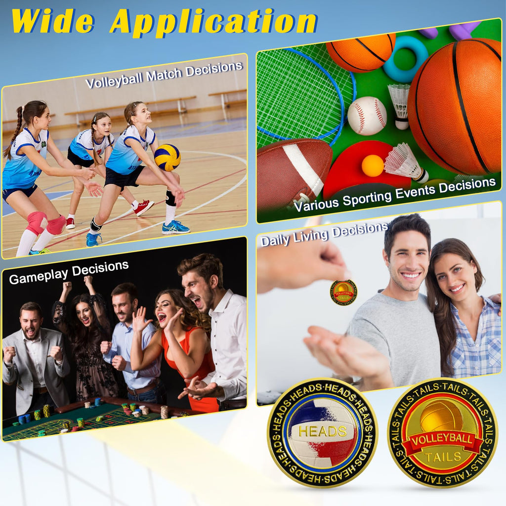 Heads and Tails Volleyball Flip Coin mysite