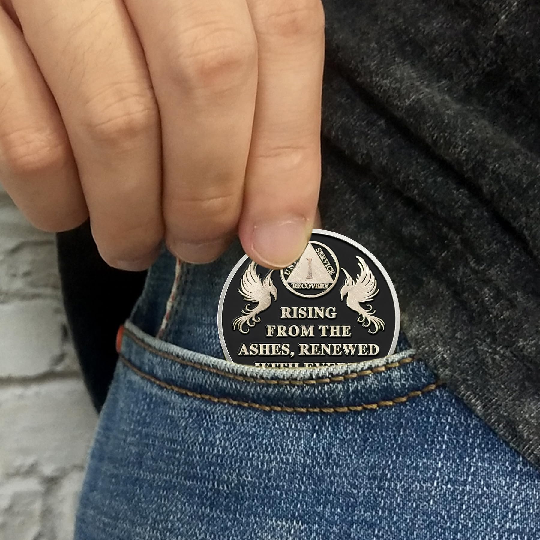 Phoenix Woman Sobriety Coin mysite