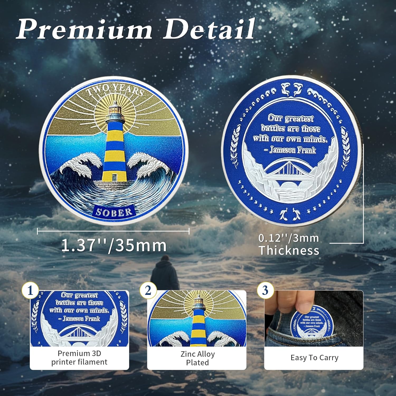 1-10 Years Celebrate Recovery Addicts Sobriety Coin mysite