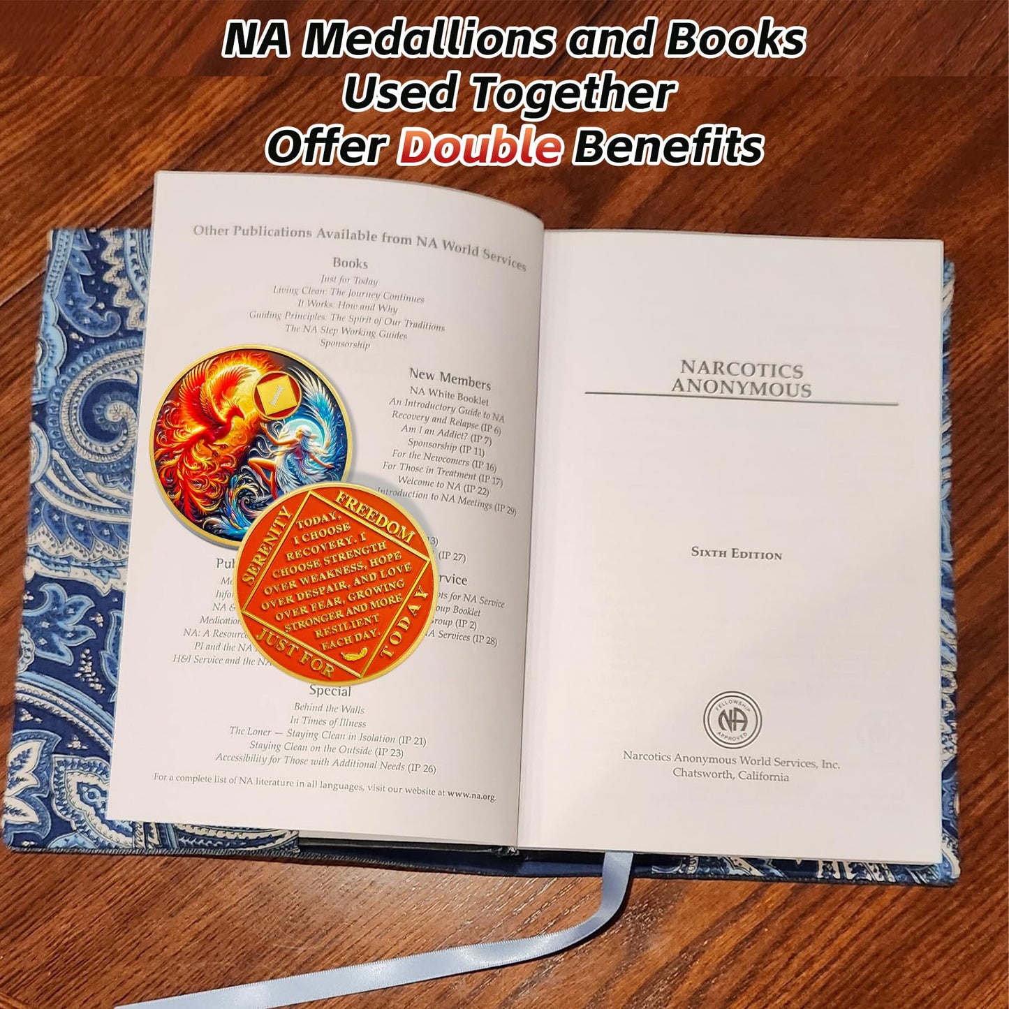 Personalized Phoenix Fairy Sun and Moon Sobriety Coin mysite